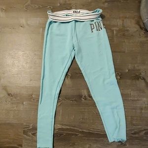 Pink active capri pants